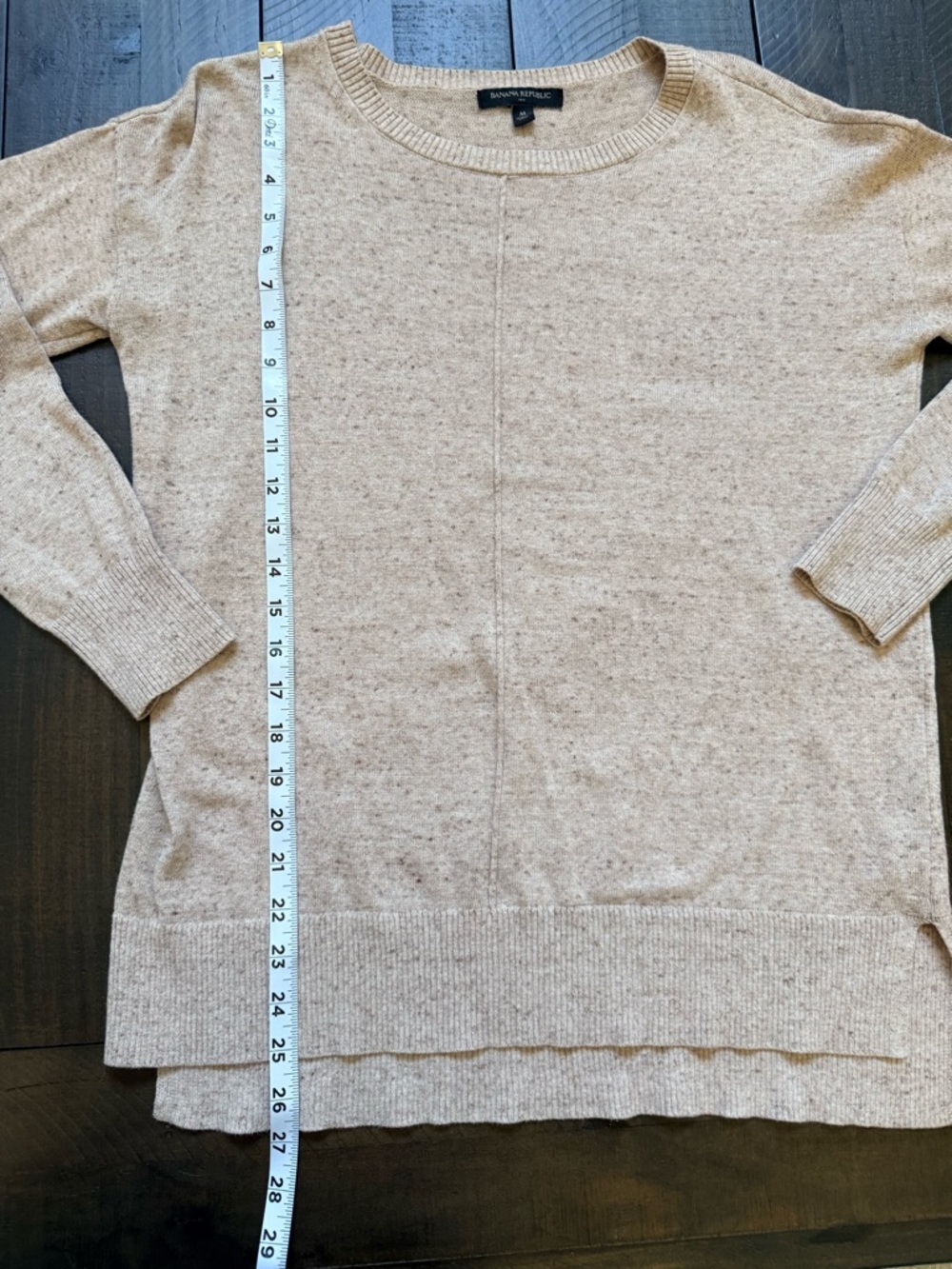 Banana Republic Beige Crewneck Sweater - Picture 4 of 6